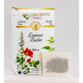 Celebration Herbals Celebration Herbals Organic Lemon Balm Tea Bags, 24 Count