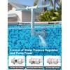Pool Fountain for Above and In-Ground Pools, Adjustable Dual Spray