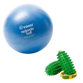 Togu Combi Set Pilates Ball Redondo Ball 22 cm Blue and Brazil Set of 2