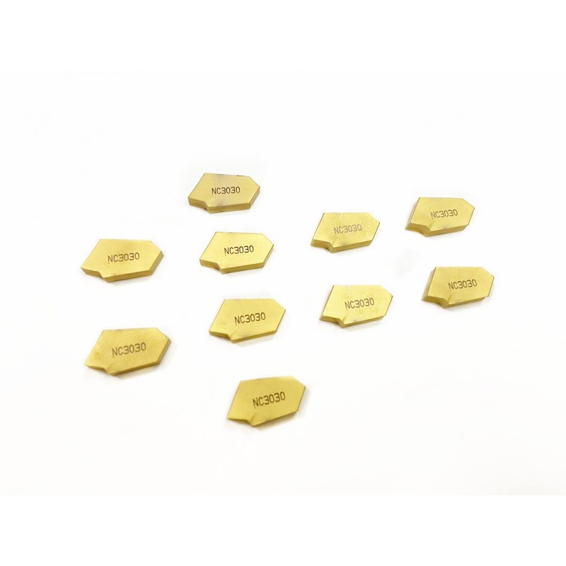 Ruimou 10 insertos ranurados de carburo SP300 NC3030 GTN-3 (QC1403)