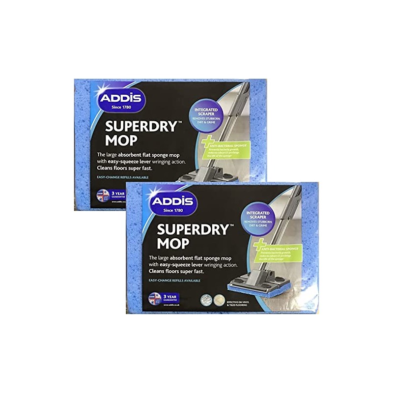 2 X Addis Superdry Mop Refill