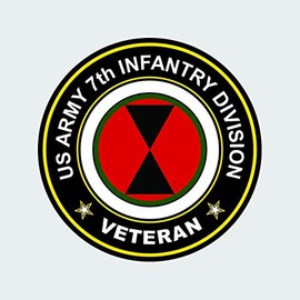 fagraphix 7th Infantry Division Veteran Sticker Decal Self Adhesive Joint Base Lewis-McChord 1.25" Wide