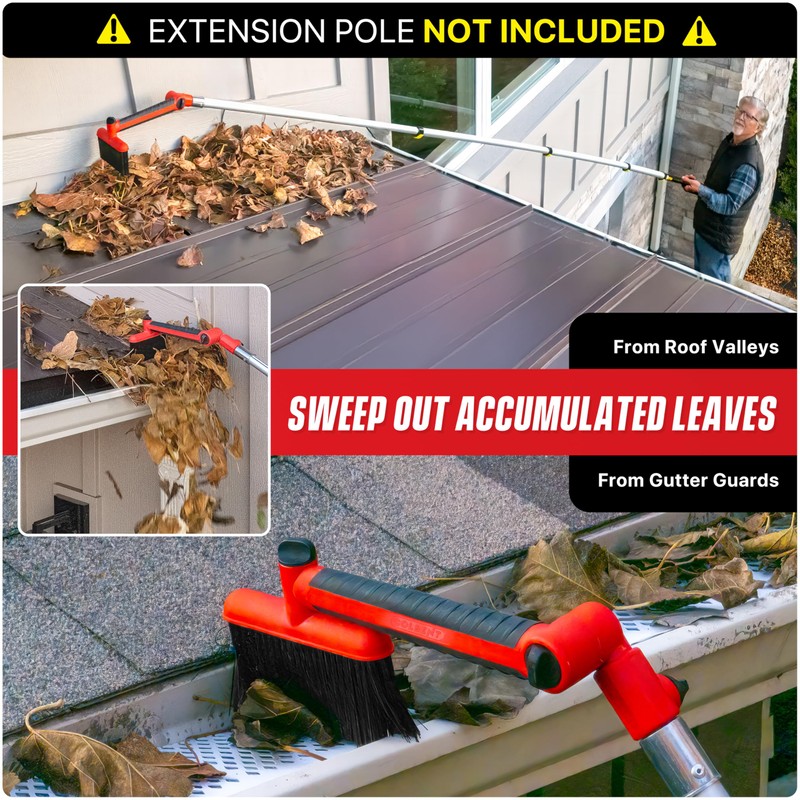 Multi-Angle Gutter Cleaning Tools from the Ground - Gutter Cleaner