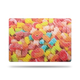 MightySkins Carbon Fiber Skin Compatible with Apple MacBook Air 15'' M2/M3 (2024) Full Wrap Kit - Gummy Candy | Protective, Durable Textured Carbon Fiber Finish | Easy to Apply | Made in The USA