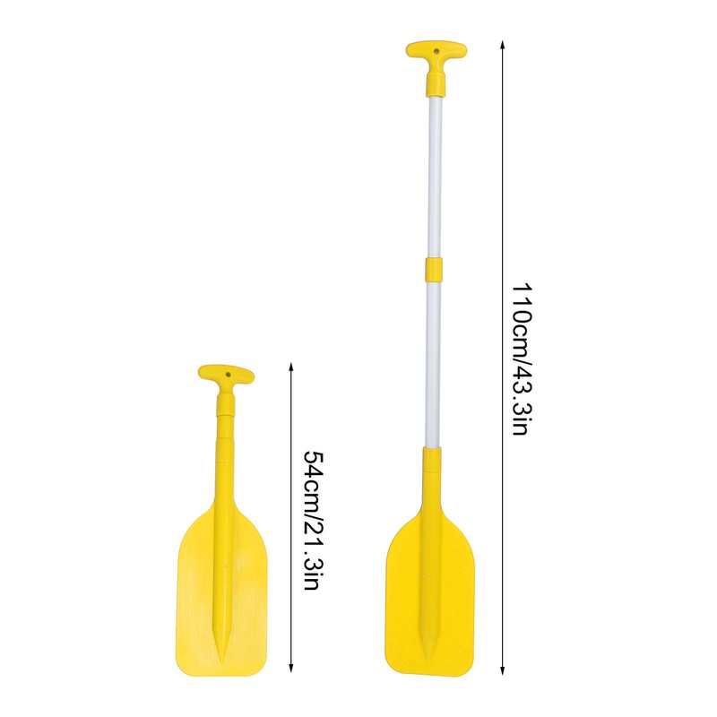 Telescoping Emergency Paddle Aluminum Alloy Plastic UV Proof Inflatable Boat