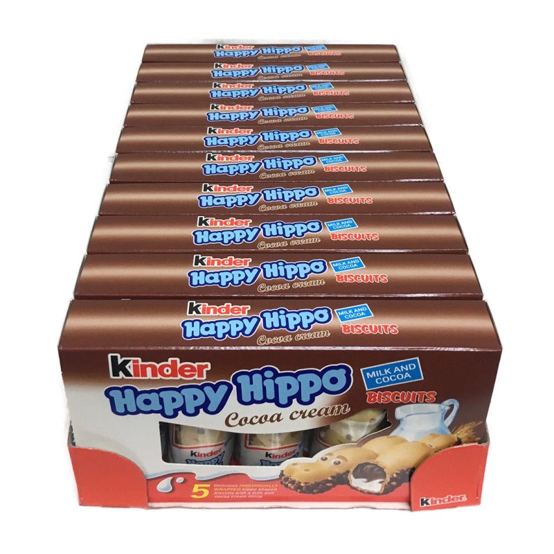 FERRERO Kinder Ferrero Happy Hippo Cocoa 10 cases x (20.7g