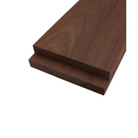 Black Walnut Lumber Board - 3/4" x 6" (2 Pcs) - Size: 3/4" x 6" x 48" (2 Pcs)