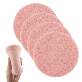 BAOFALI 4 Pcs/Set Stamp Scrubber,Stamp Cleaning Sponge,Ink Removing Tool for Applicable to Stamp Cleaning Cloth Stamps Rubber Stamps,Stamp Positioners and Craft Supplies Tool （Pink）