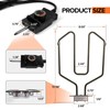 1650W Electric Smoker Heating Element Adjustable Thermostat Controller