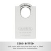 ABUS 83CS/55-300 Schlage Rekeyable Chrome Plated Brass Padlock, Zero Bitted