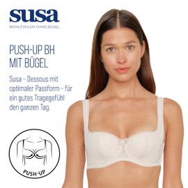 SUSA Women's Damen 7592 Dirndl-BHS, Beige (Skin 288), 44A