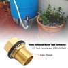 Anxingo 1/2 Inch External Thread & Internal Thread Bulkhead Fittings,