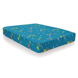 Bedlam Bedding, Boys, Children, Kids Fitted Sheet Single, Polyester, Multicolour