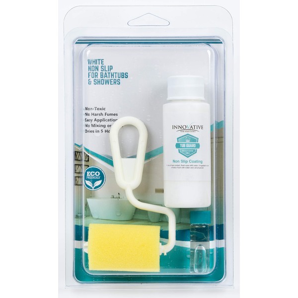 Tub Guard Non Slip White Bathtub and Shower Grip Coating