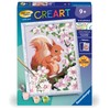 Ravensburger CreArt 20064 - Curious Squirrel - Paint by Numbers