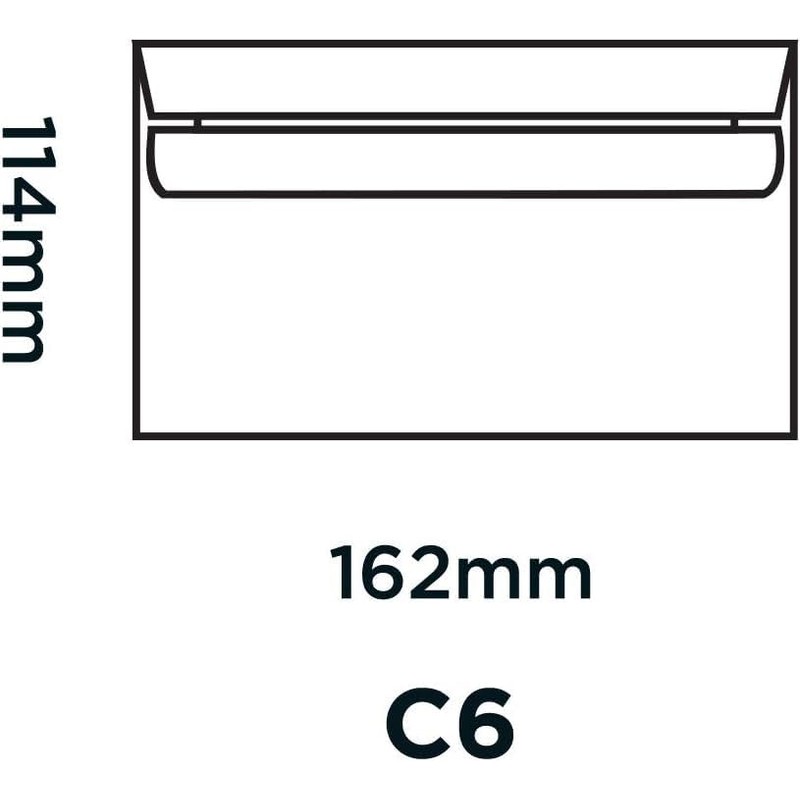 KARRMA | C6 Premium Quality Office White Mailing Envelopes 80