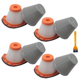 4 Pack HEPA Filters Compatible with BLACK+DECKER 20V MAX POWERCONNECT Handheld Vacuum Models BCHV001C1, BCHV001B, Fits CRAFTSMAN V20 Cordless Hand Vac CMCVH001B, Compare to Part# N900287