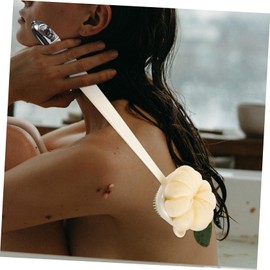 Healeved Shower Brush for Back Long Handled Bath Scrubber Body Brush for Soft Bristles Pp Abs Material