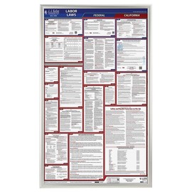 J. J. Keller Snap Poster Frame, 40 x 24 Inch, Metal/Aluminum - Clear Gloss Finish Overlay - Includes Instruction Sheet, 4 Mounting Screws and Drywall Anchors
