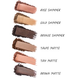 Wunderbrow Day To Night Essentials Eyeshadow Palette, Vegan & Cruelty Free