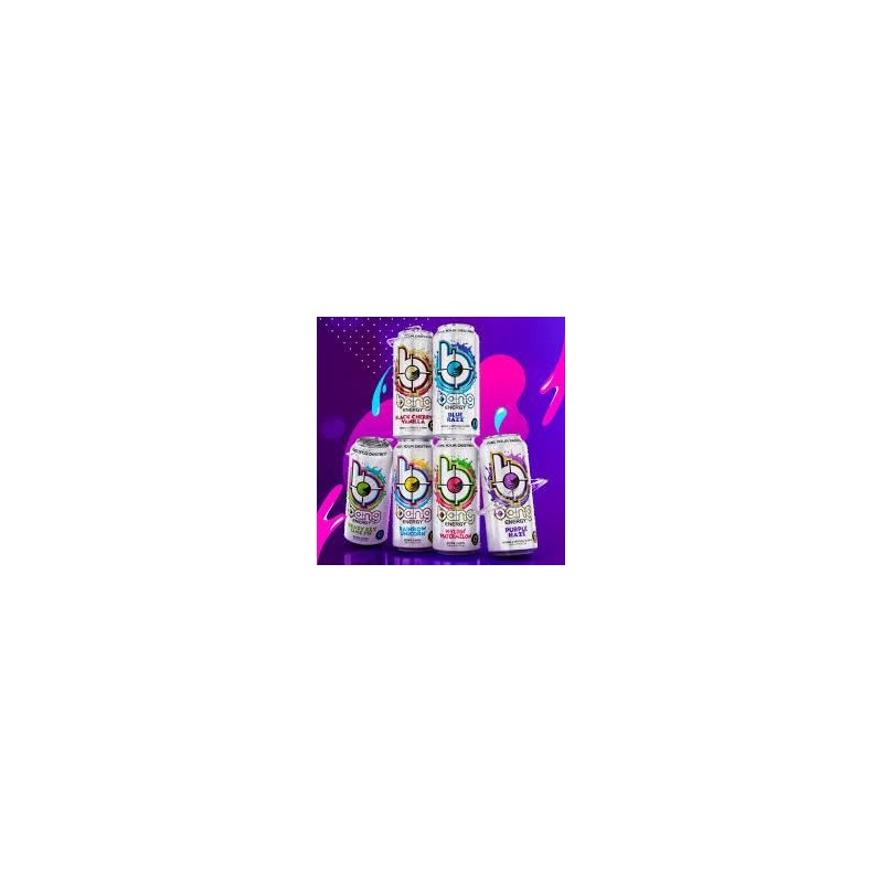 WESTERNMBY Bang Energy Cans, 16 Fl Oz, 12 Pack (Delish
