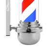 WDZD 35'' Silver Barber Pole Light