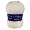 10 x 100g Woolcraft Knitting Wool/Yarn New DK (Cream 025)