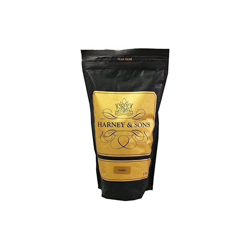 Harney & Sons Paris, Black Tea, Vanilla Flavored, 16 Ounce