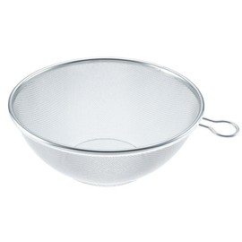 Shin-Etsu Works 31334 Sturdy Colander with Petite Ring, 5.1 inches (13 cm), 16 Mesh, Opening 1.1
