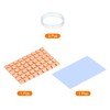 sourcing map Copper Heatsink with Conductive Thermal Pads for Solid