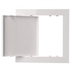 150x150mm / 6x6 inch White ABS Plastic Access Panel -