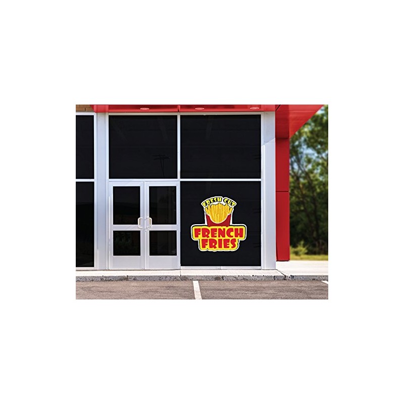 French Fries 12" Concession Decal Sign cart Trailer Stand Sticker