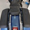 TDZ MOTO 2014-2023 Blue Premium Flame Hard Saddle Bag Lid