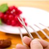 ANNIUP 4PCS Stainless Steel Seafood Fruit Forks,Olive Seafood Crab Lobster