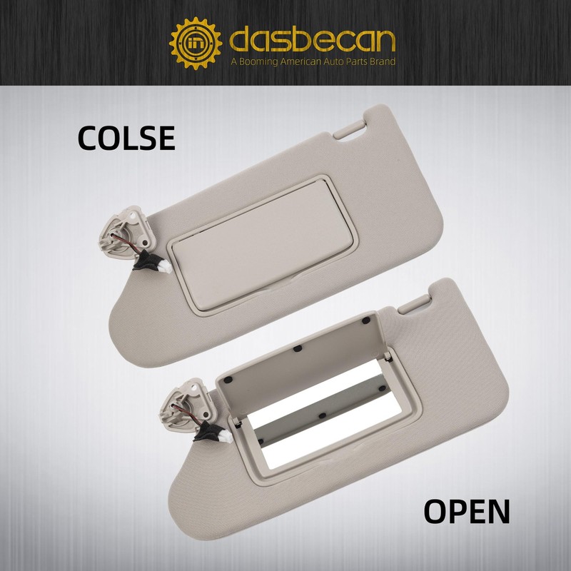 Dasbecan Left Driver Side Sun Visor Compatible with Nissan Maxima