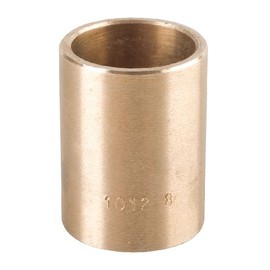 Bunting Bearings CB081210 Sleeve (Plain) Bearings, Cast Bronze C93200 (SAE 660), 1/2" Bore x 3/4" OD x 1-1/4" Length (Pack of 3)
