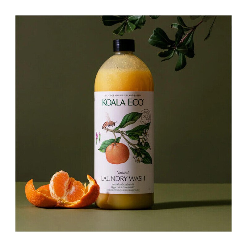 Koala Eco Natural Laundry Wash - Mandarin & Peppermint, 1L