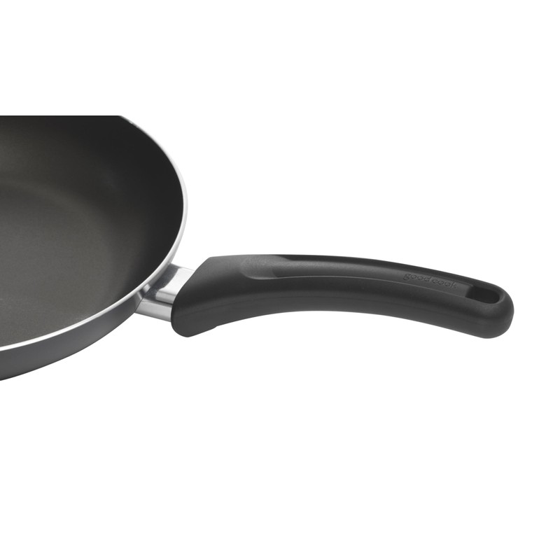 Goodcook Everyday Nonstick Aluminum 4.6" Round Mini Frying Pan, Black
