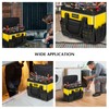 POWSTR 21" Rolling Tool Bag with Wheels,Waterproof Rolling Tool Tote