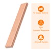 sourcing map Copper Flat Bar, 3/8" Thickness x 1-3/16" Width