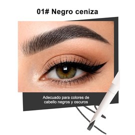 Erinde Lápiz y gel de cejas 2 en 1, Lápiz de Cejas Retráctil y Gel de Tinte en un Solo Producto, Textura Cremosa de Fácil Deslizamiento, Impermeable y