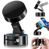 Vacuum Magnetic Suction Phone Mount,360-Degree Rotatable Suction Cup Magnetic Phone