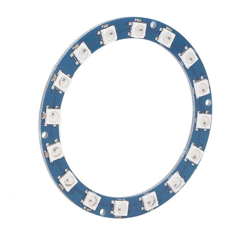 2Pcs RGB LED Ring 16 Bit Intelligent Full Color Highlight