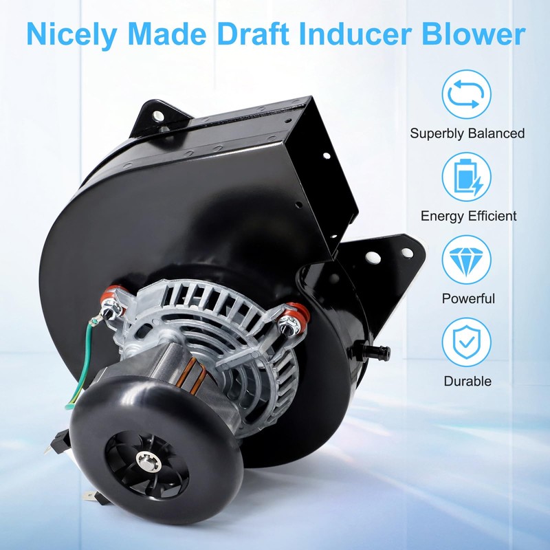 Adviace J238-112-11128 J238-112-11258 Draft Inducer Blower Fan Motor for Jakel
