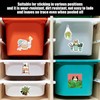 100 Cartoon Stickers, Creative Cat And Plant Stickers, Various Graffiti