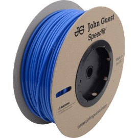 John Guest 1/4 Inch x 500 Feet LLDPE Tubing, Flexible Water Tubing for Plumbing, Blue, PE-08-BI-DF-B