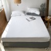 Simple&Opulence Double Fitted Sheet, 100% Natural Linen Bed Sheet with