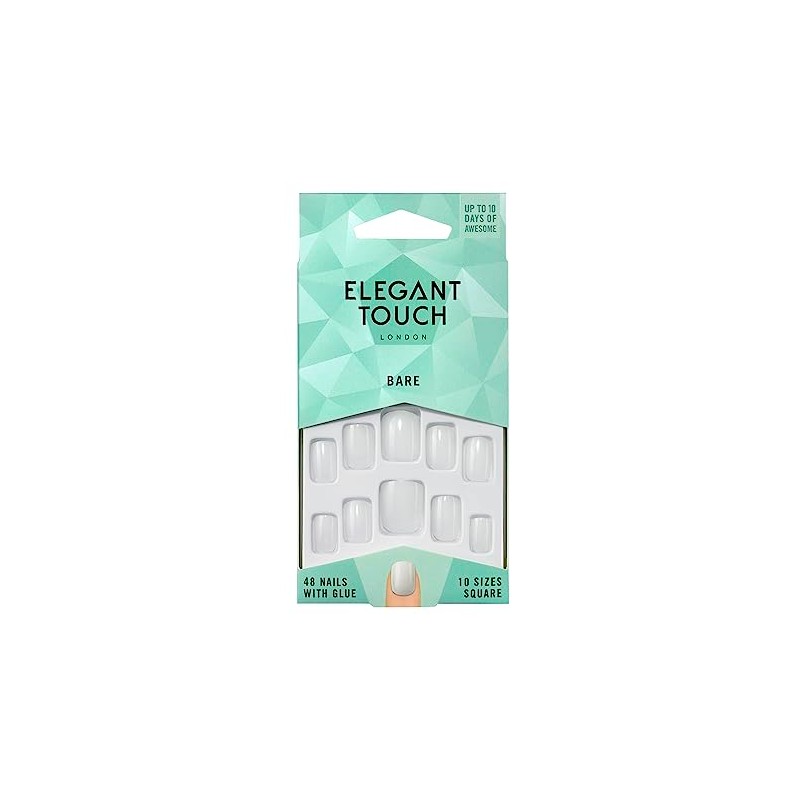 Elegant Touch Bare Nails Square