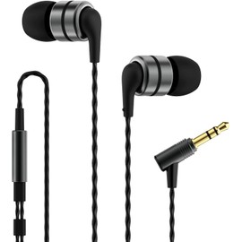 Soundmagic E80 In-Ear Isolating Earphones [2024 Version] Neutral Balanced Sound, High-Resolution Performance, Comfortable Fit, Anti-Tangle Cable, Full Metal Housing, High-Purity Cable - Silver