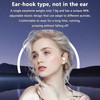 Fourmor Open-Ear Wireless Bluetooth Headset, Touch Color Screen, Bluetooth 5.4,